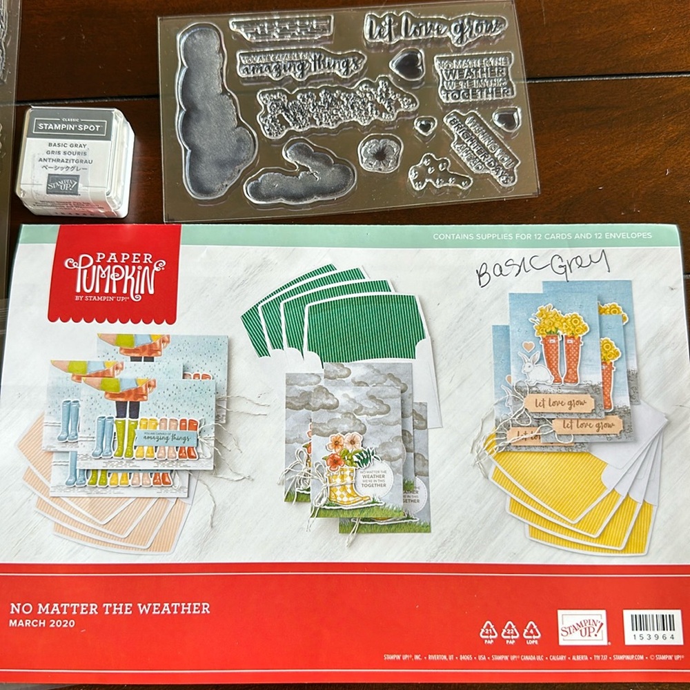 No Matter the weather Paper Pumpkin kit